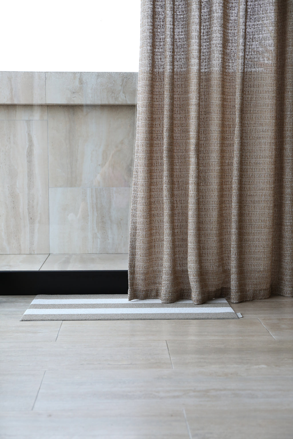 DESIGNSTUFF HAVN Doormat 60x90 cm, Sand/Chalk