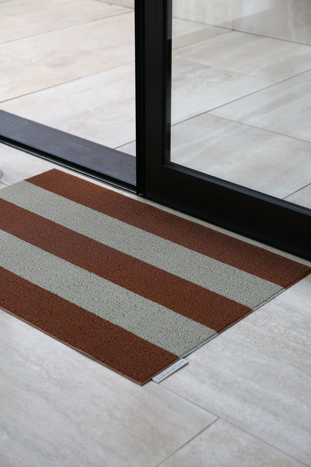 DESIGNSTUFF HAVN Doormat 60x90 cm, Ochre/Stone -