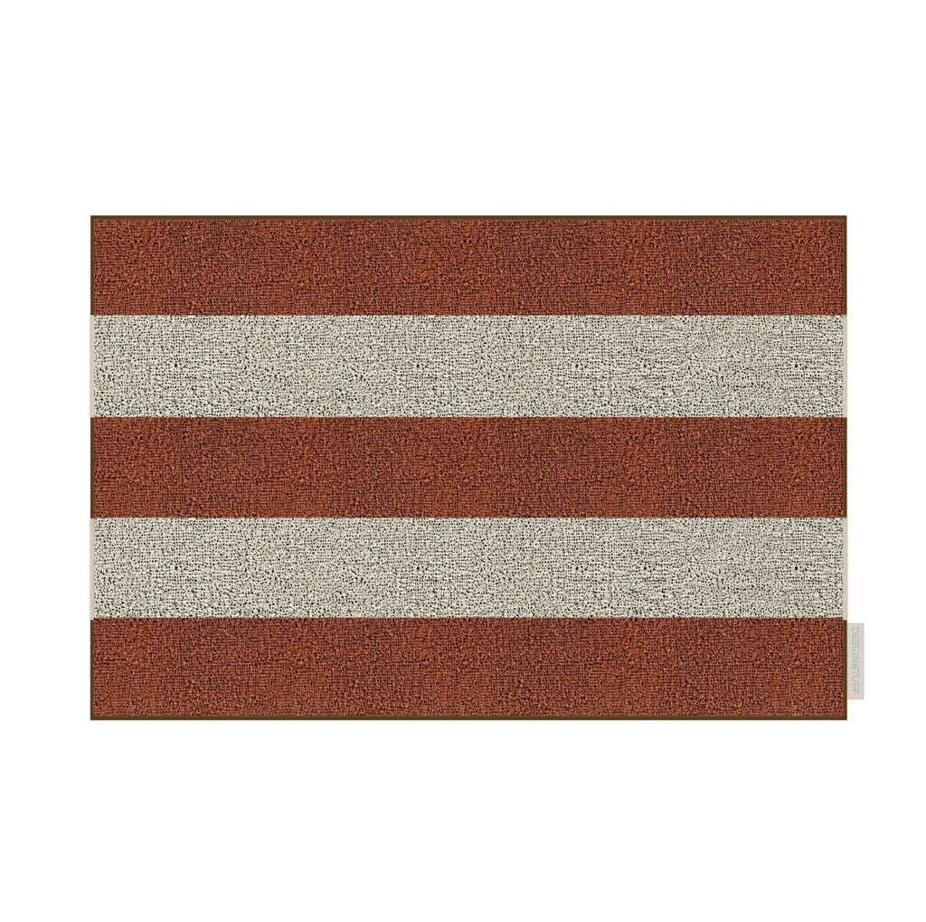 DESIGNSTUFF HAVN Doormat 60x90 cm, Ochre/Stone -