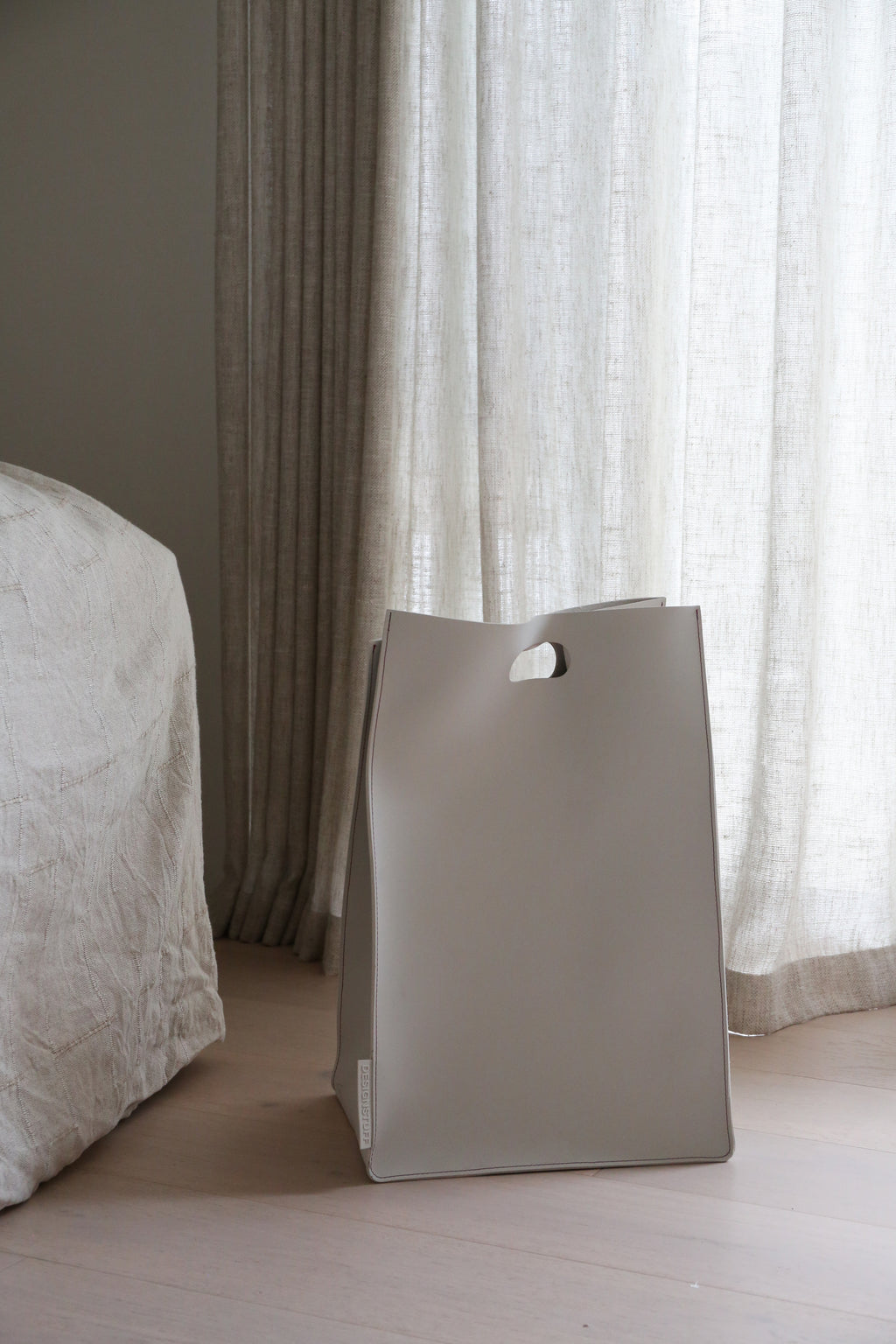 DESIGNSTUFF FORMA Storage and Laundry Bag, H60cm, Stone