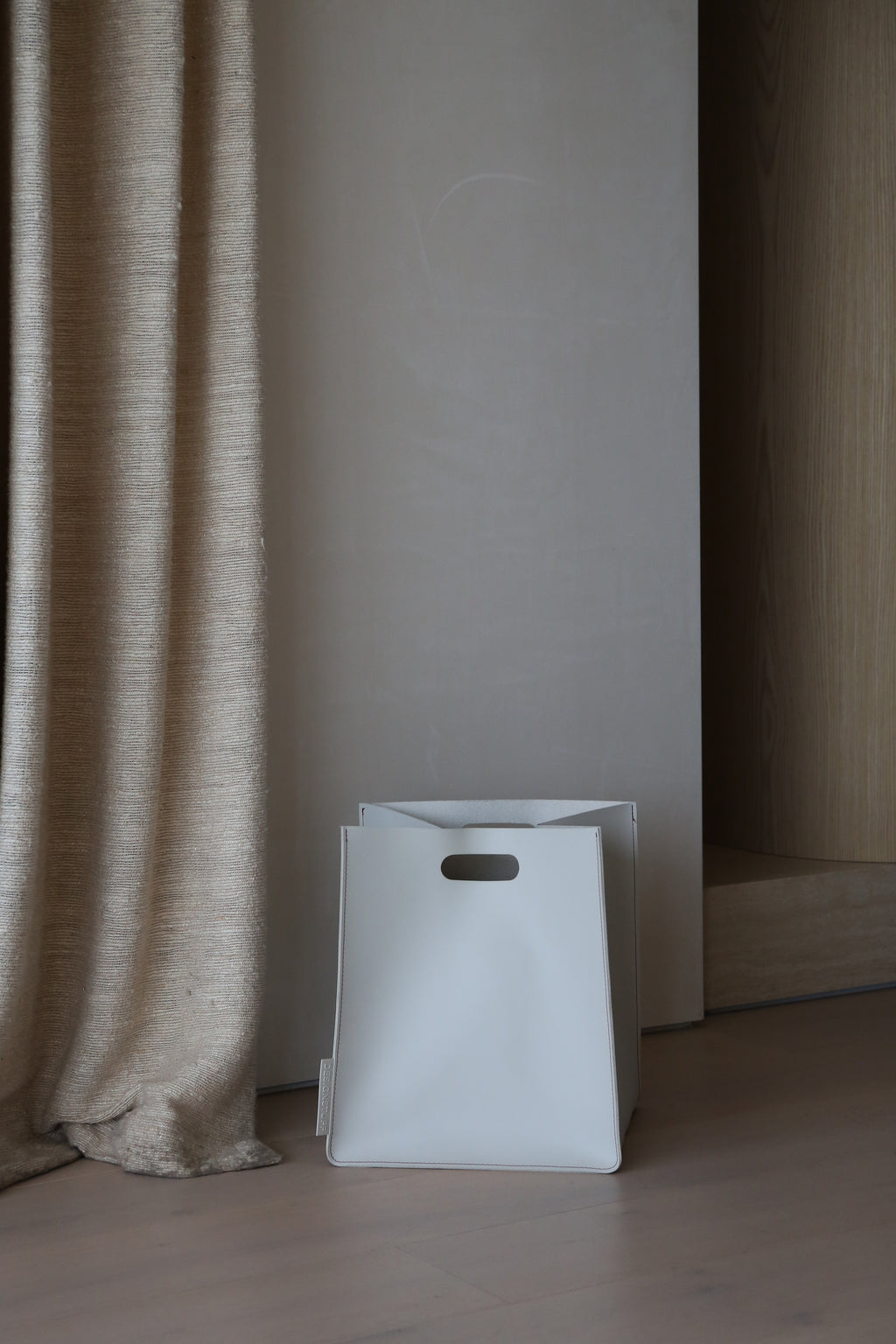 DESIGNSTUFF FORMA Storage Bag, H40cm, Stone