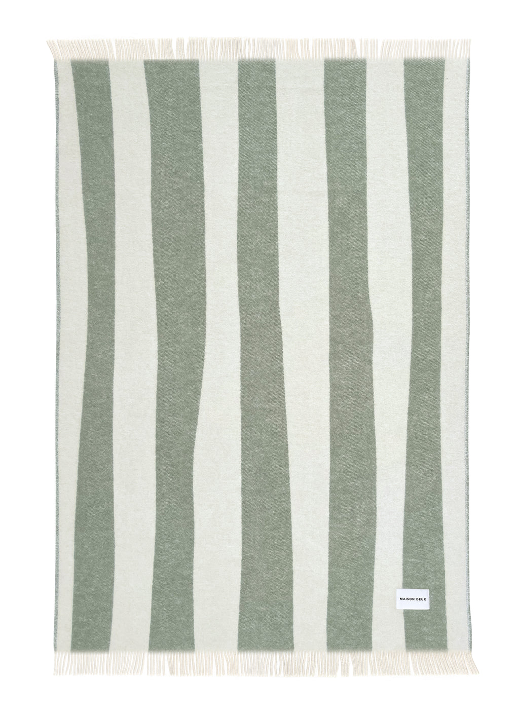 Rough Stripe Blanket - Agave
