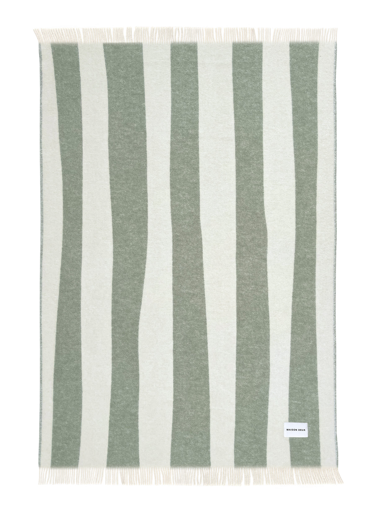 Rough Stripe Blanket - Agave