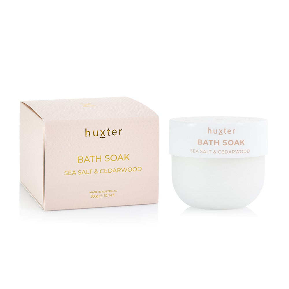 300gm Bath Soak Boxed - Sea Salt &  Cedarwood