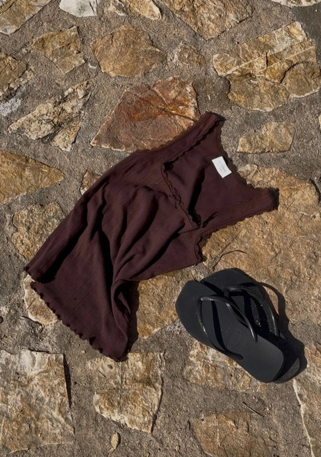 Mazie Tank - Brown
