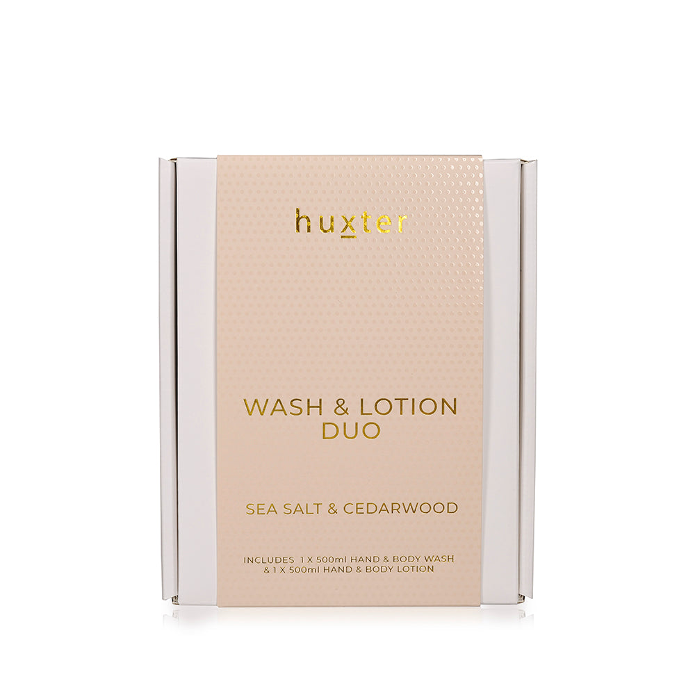 Wash & Lotion Duo - Neutral - Sea Salt &  Cedarwood