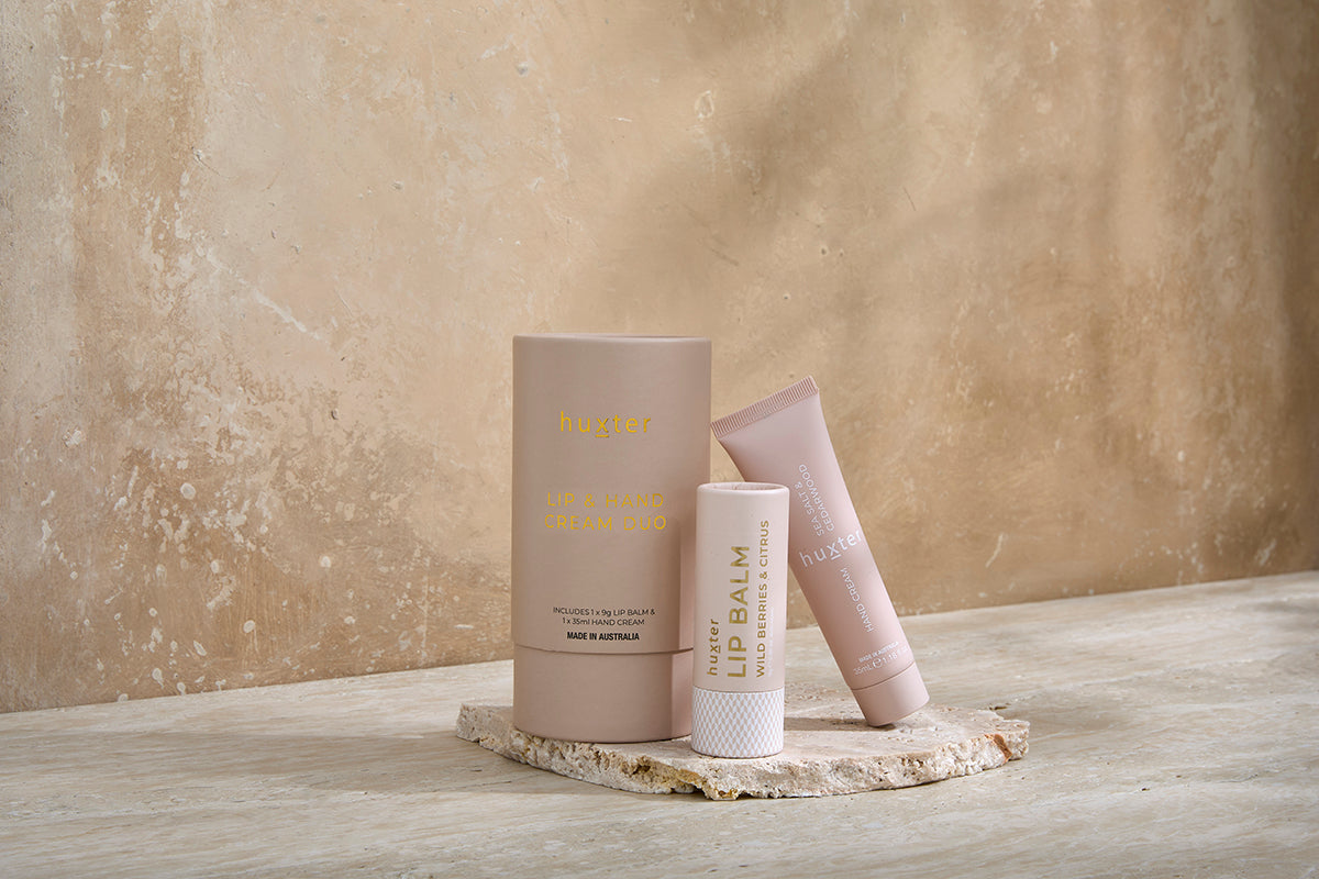 Lip & Hand Cream Duo - Neutral - Sea Salt &  Cedarwood
