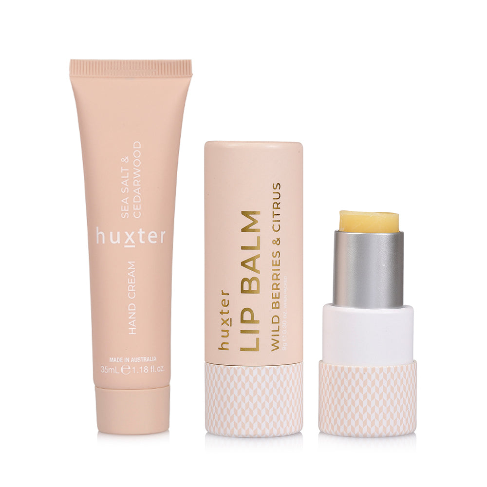 Lip & Hand Cream Duo - Neutral - Sea Salt &  Cedarwood