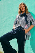 Elba Heart Pant - Navy