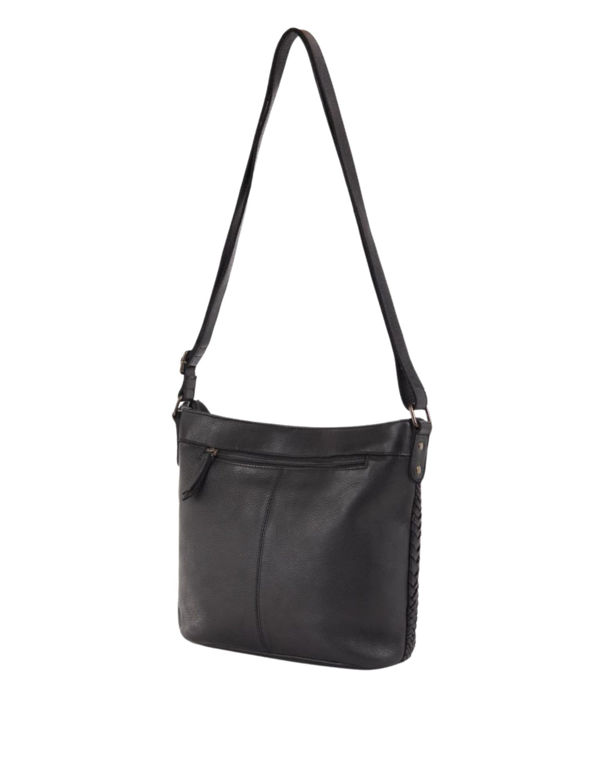 Coogee Cross Body Bag W/Adjustable Strap - Black