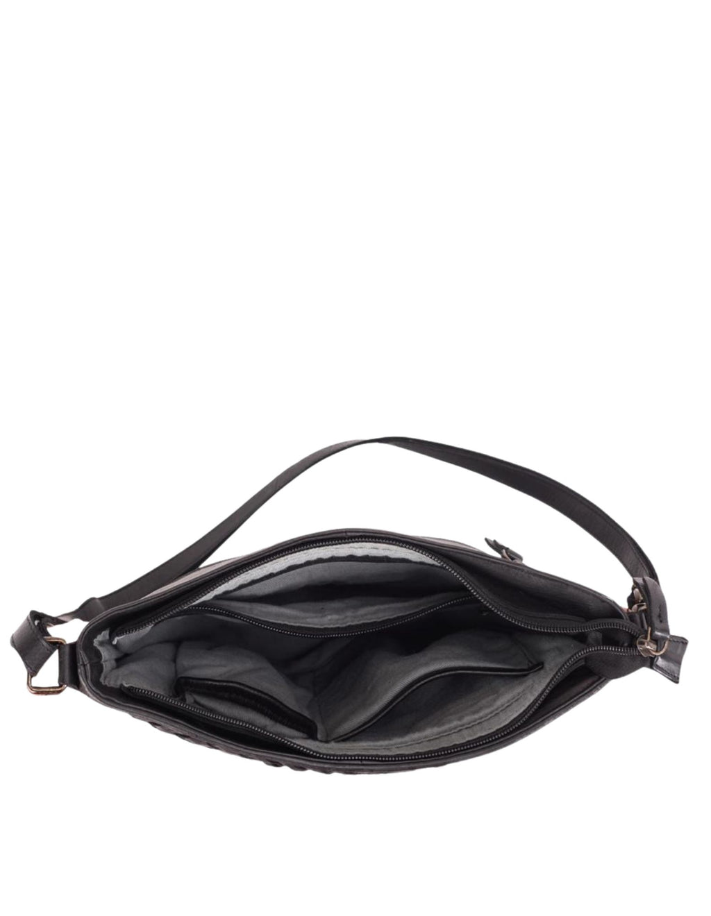 Coogee Cross Body Bag W/Adjustable Strap - Black
