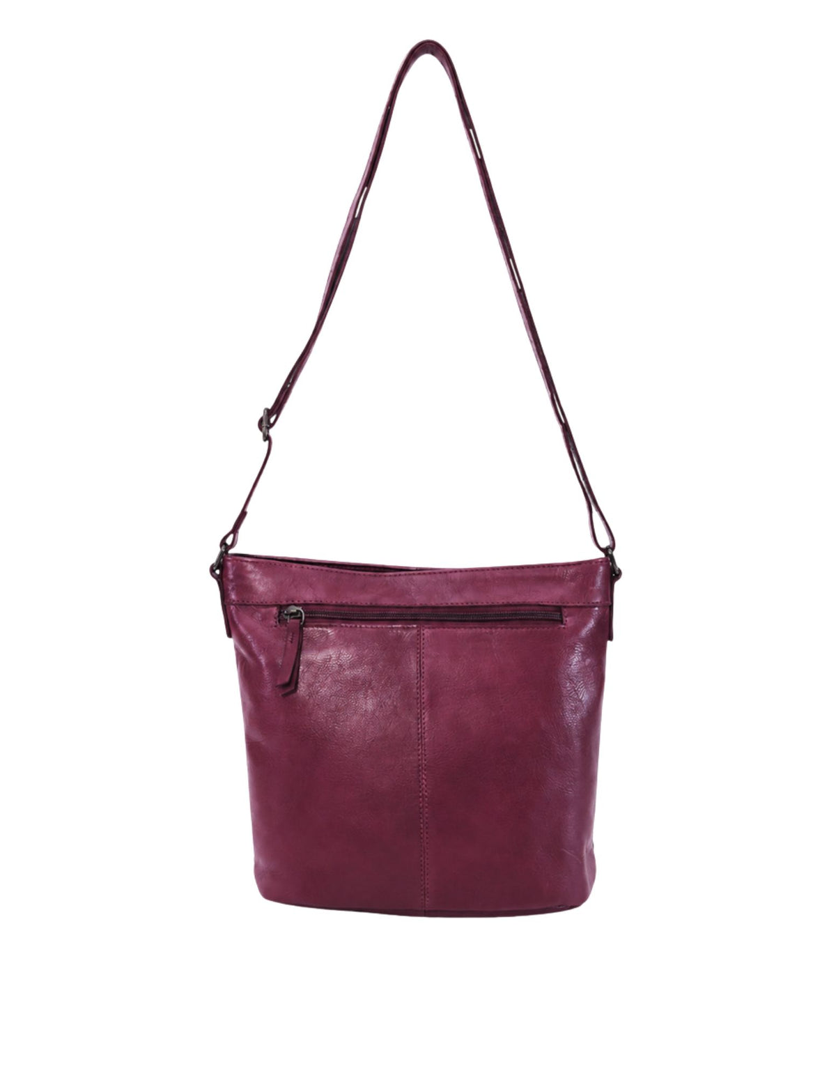 Coogee Cross Body Bag W/Adjustable Strap - Purple