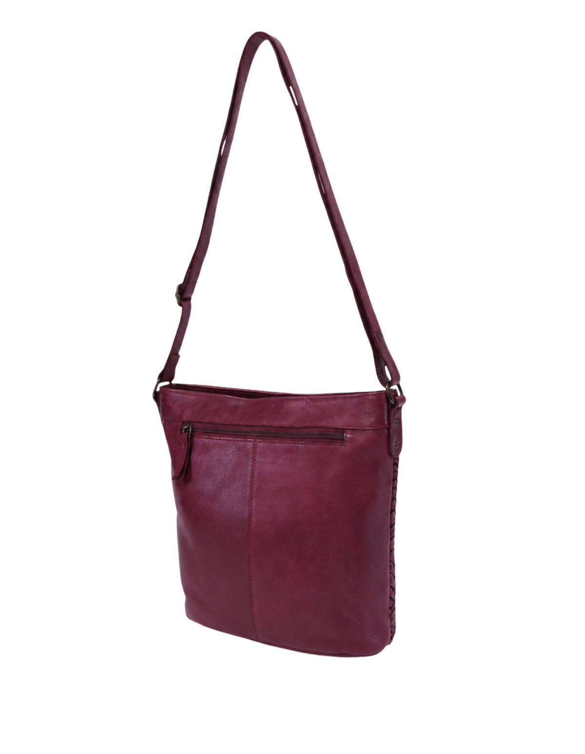 Coogee Cross Body Bag W/Adjustable Strap - Purple