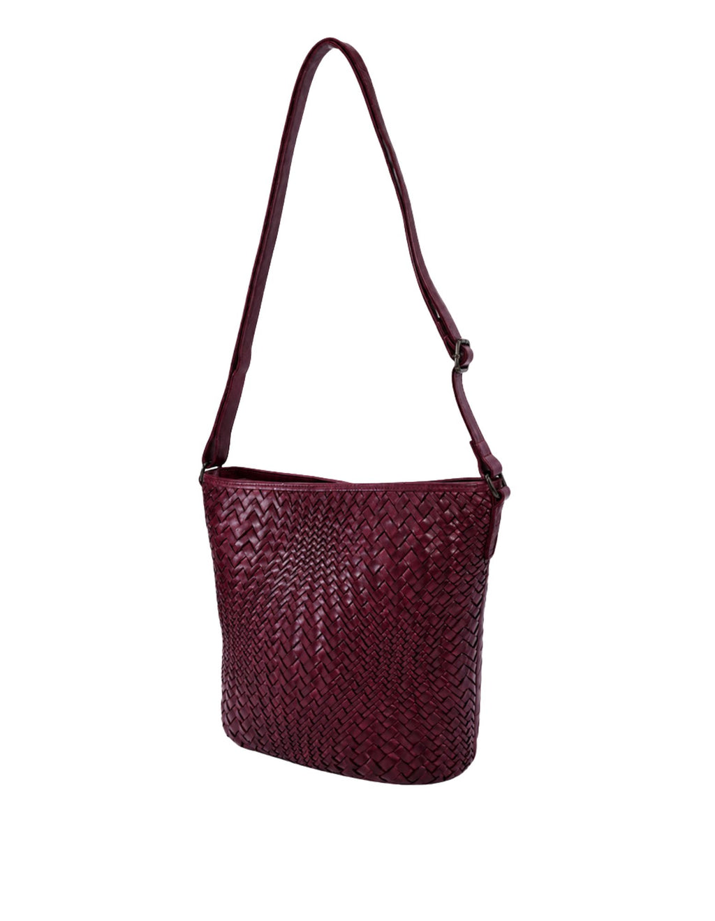 Coogee Cross Body Bag W/Adjustable Strap - Purple