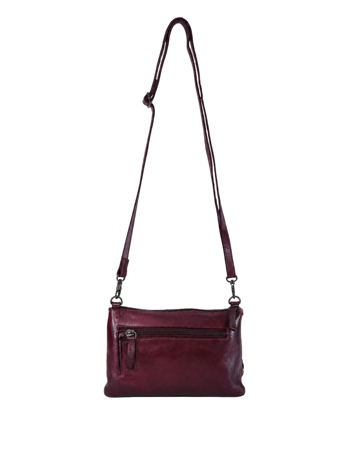Paddington Cross Body Bag W/Adjustable Strap - Purple