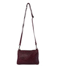 Paddington Cross Body Bag W/Adjustable Strap - Purple
