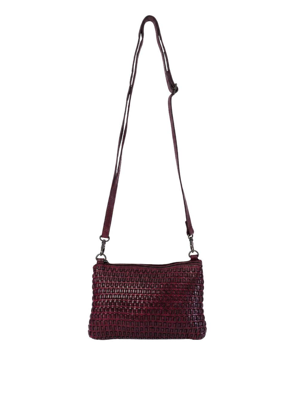 Paddington Cross Body Bag W/Adjustable Strap - Purple