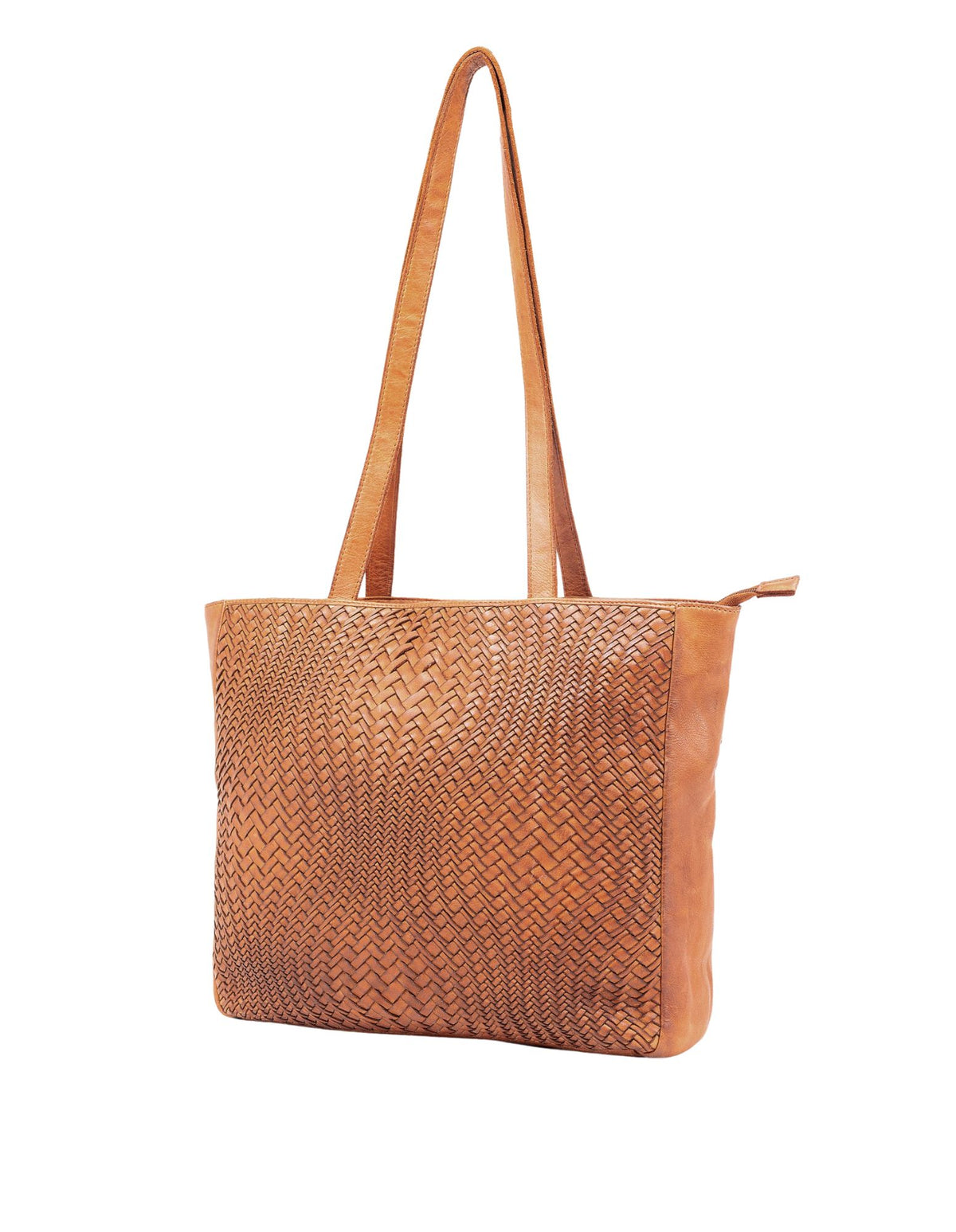 Toowoomba Woven Tote - Tan