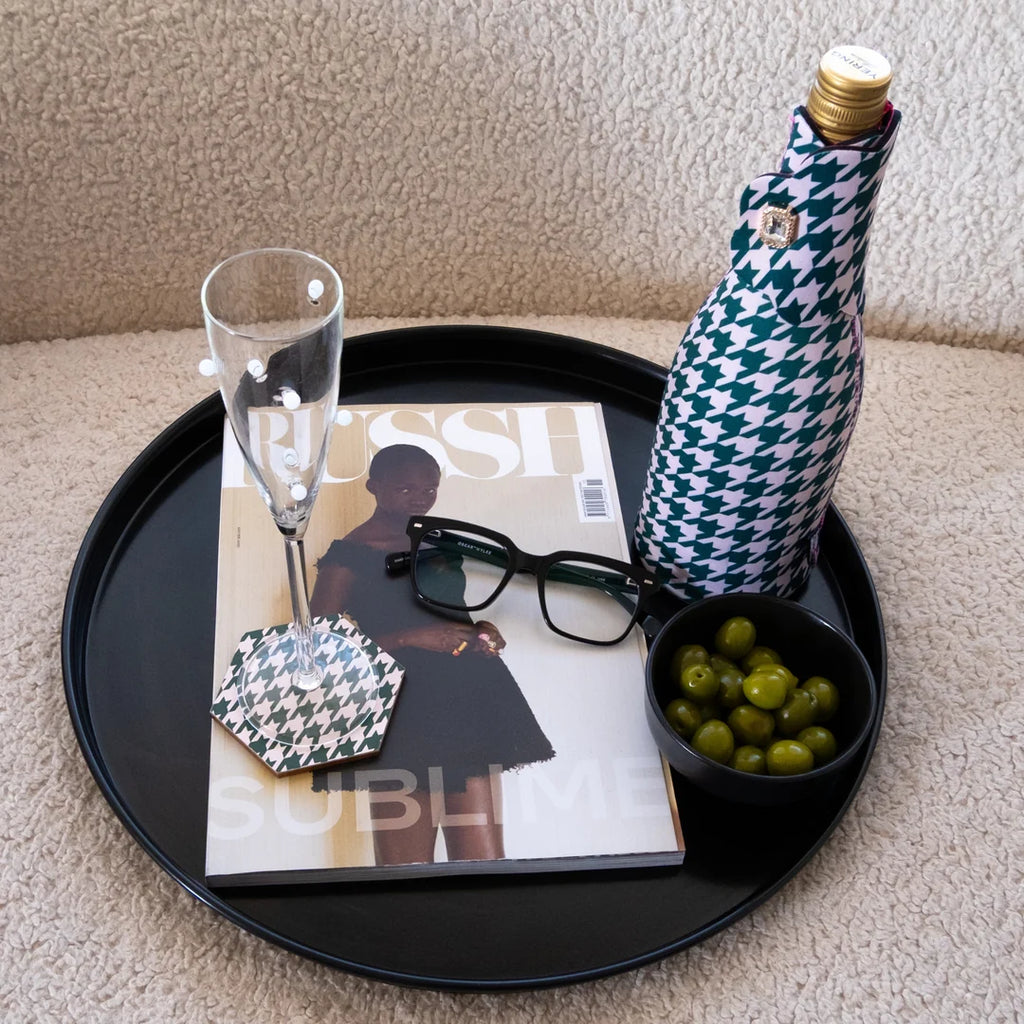 HARLAND (GREEN) | Houndstooth Print