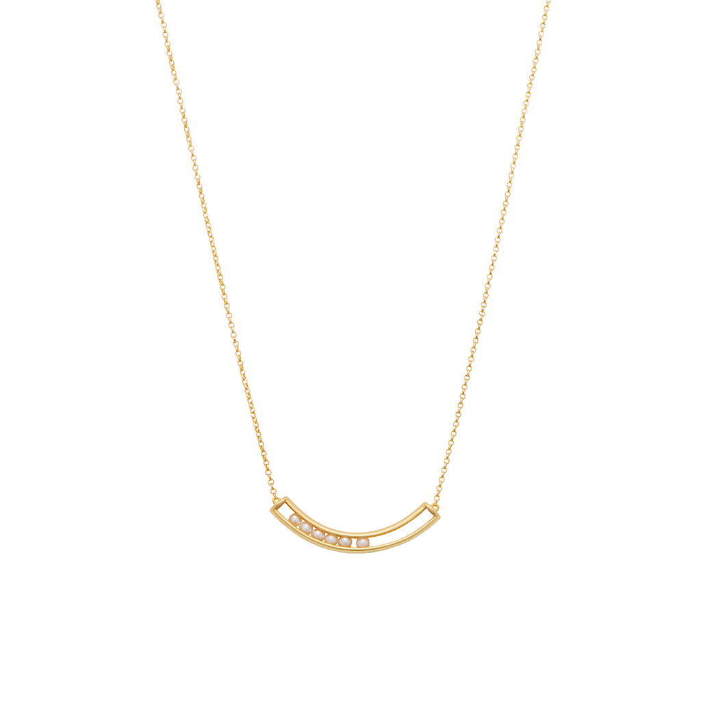 Rolling Pearls Necklace