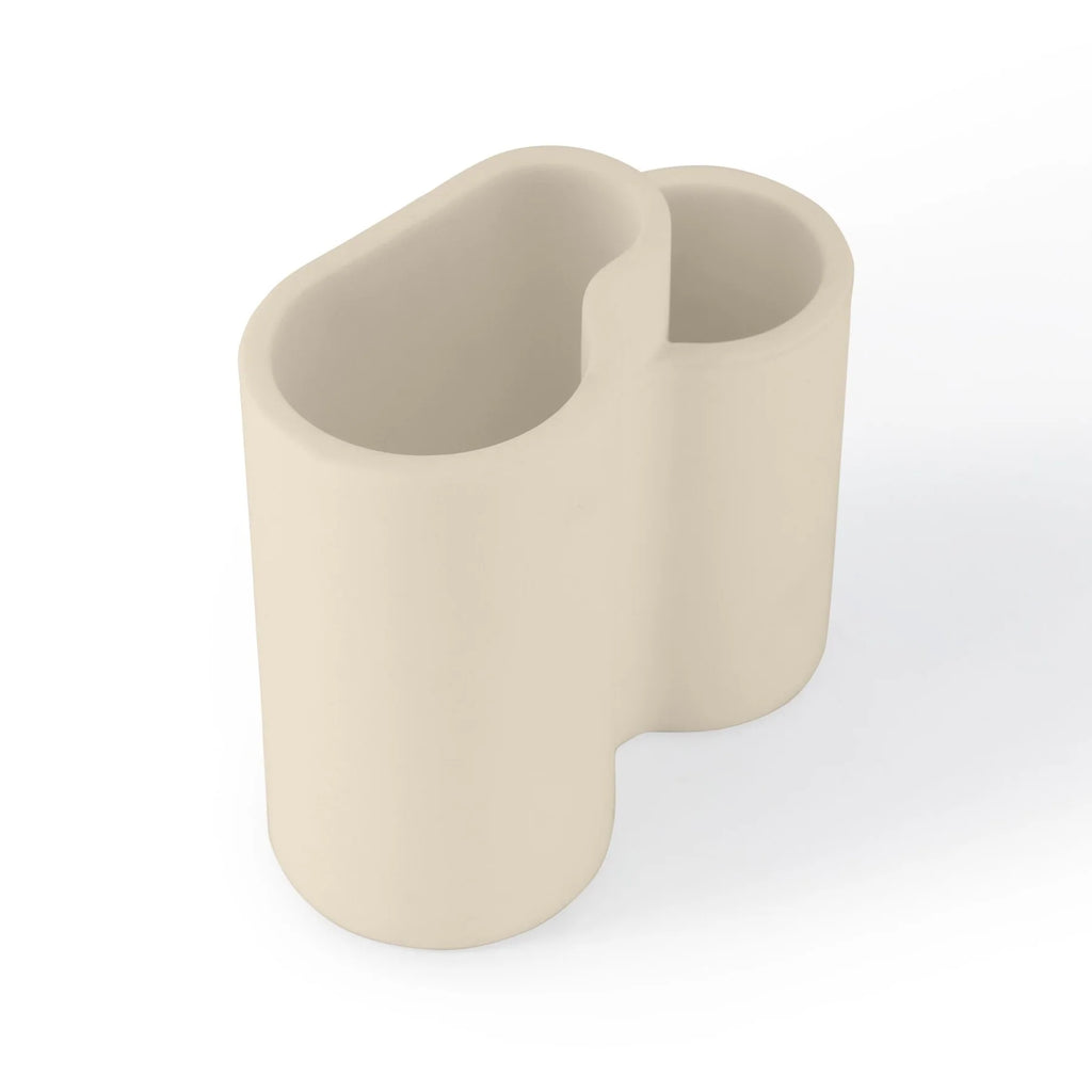 DESIGNSTUFF DRIP Store-All Cutlery Drainer/Holder, Sand