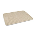 DRIP Folding Silicone Drying Mat Large w/ Drainage Mouth, Sand