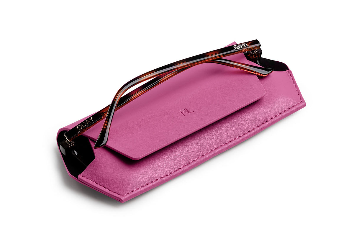 Slimline Glasses Case - Hot Pink