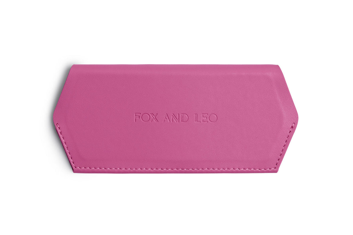 Slimline Glasses Case - Hot Pink