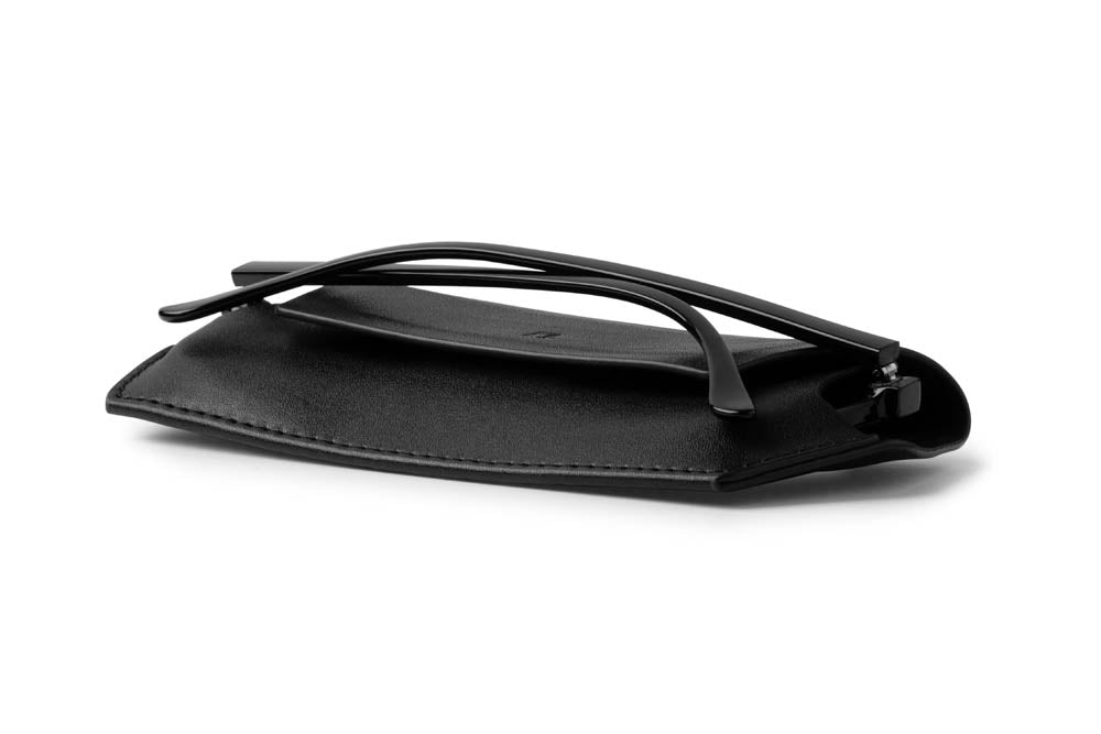 Slimline Glasses Case - Black