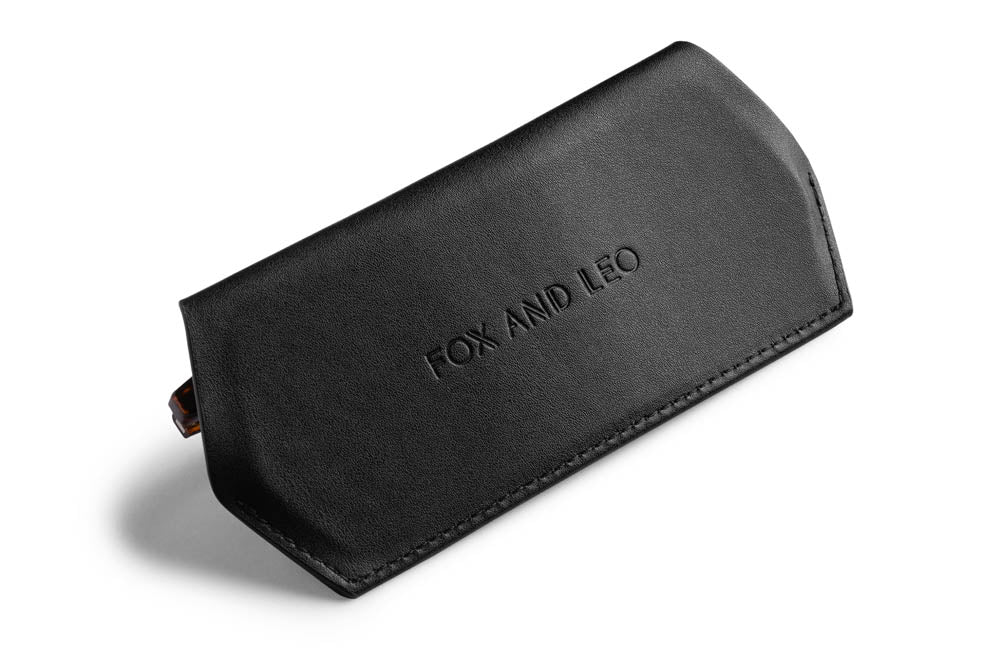 Slimline Glasses Case - Black