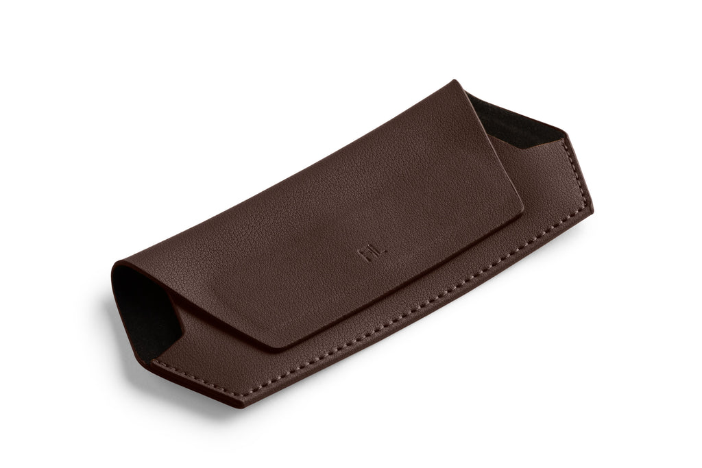 Slimline Glasses Case - Chocolate