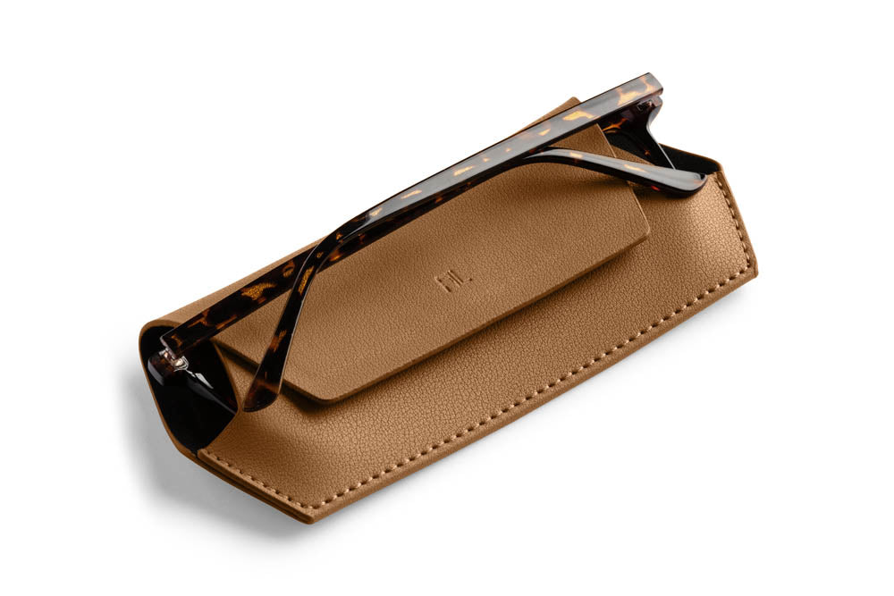Slimline Glasses Case - Tan