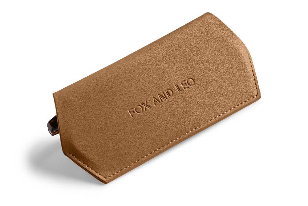 Slimline Glasses Case - Tan