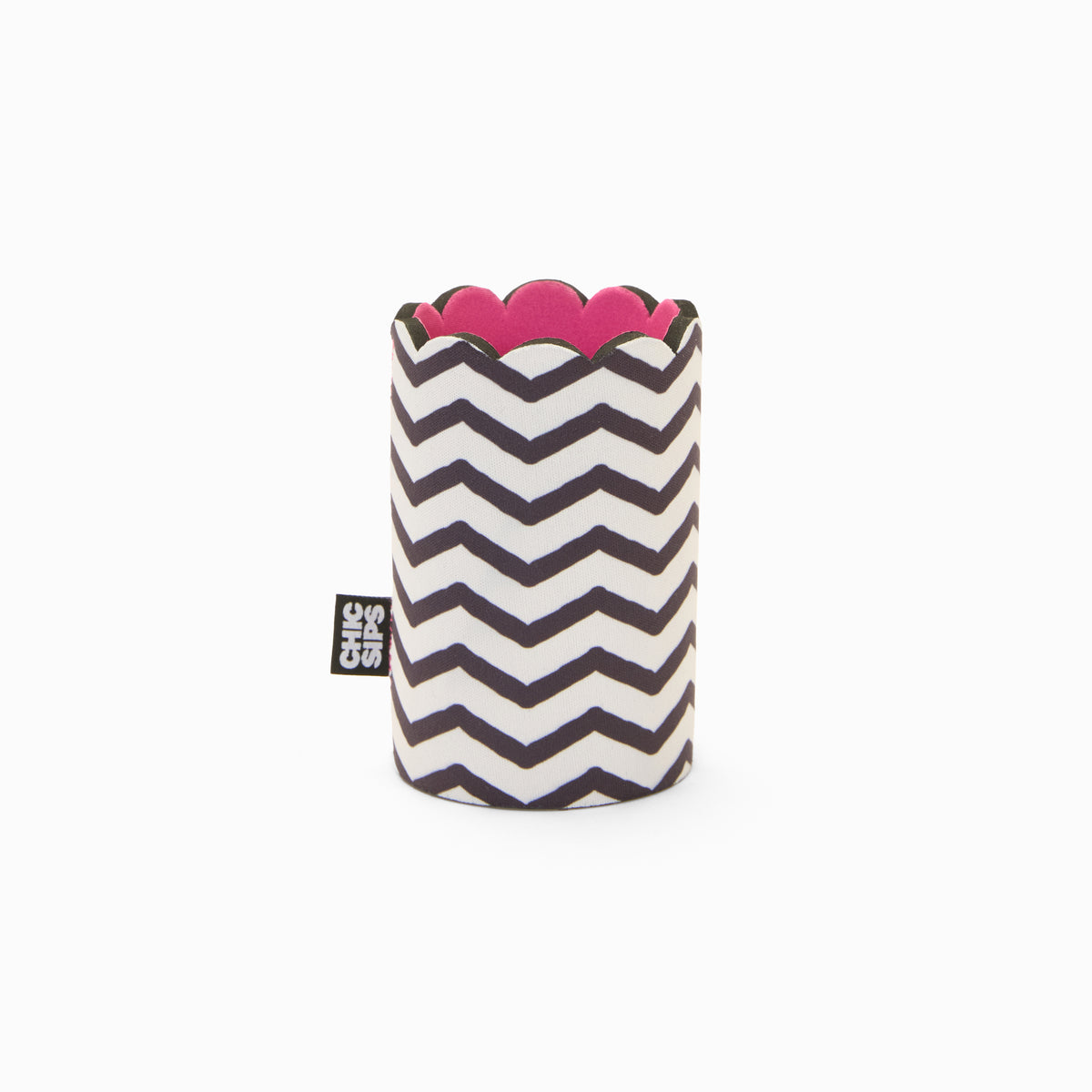Scalloped Sleeves COMO | Chevron Print