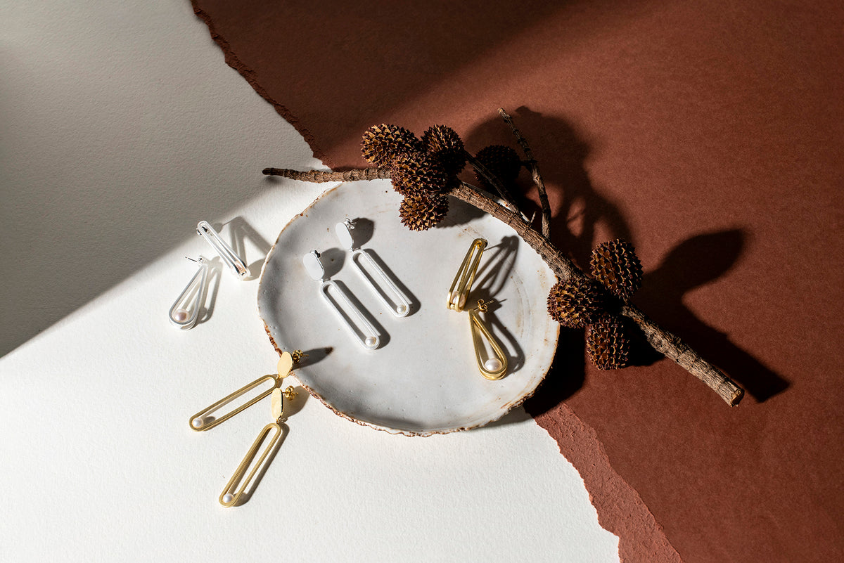 Clarity Earring – Gold