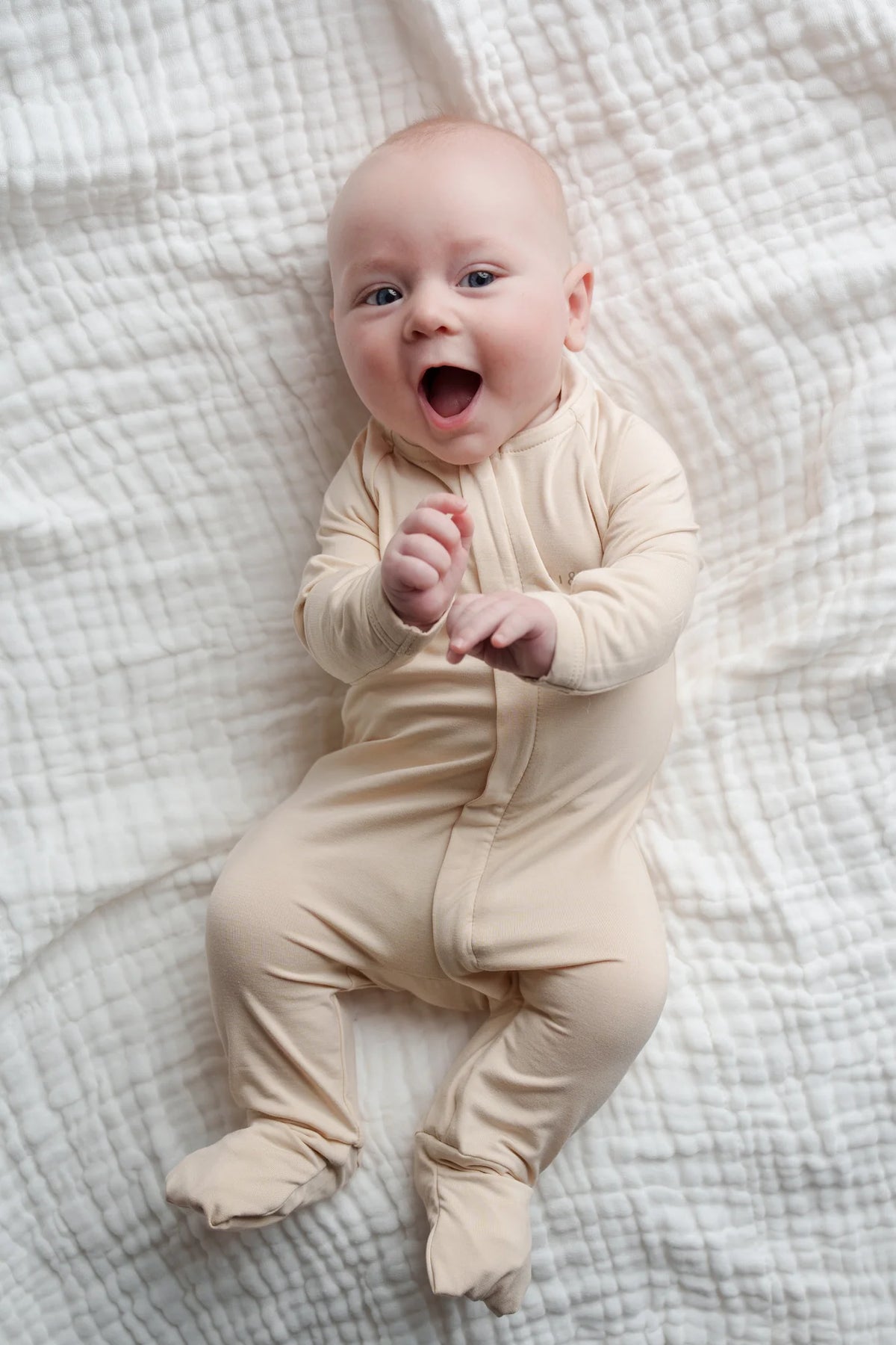 Lightweight Bamboo Onesie - Oat