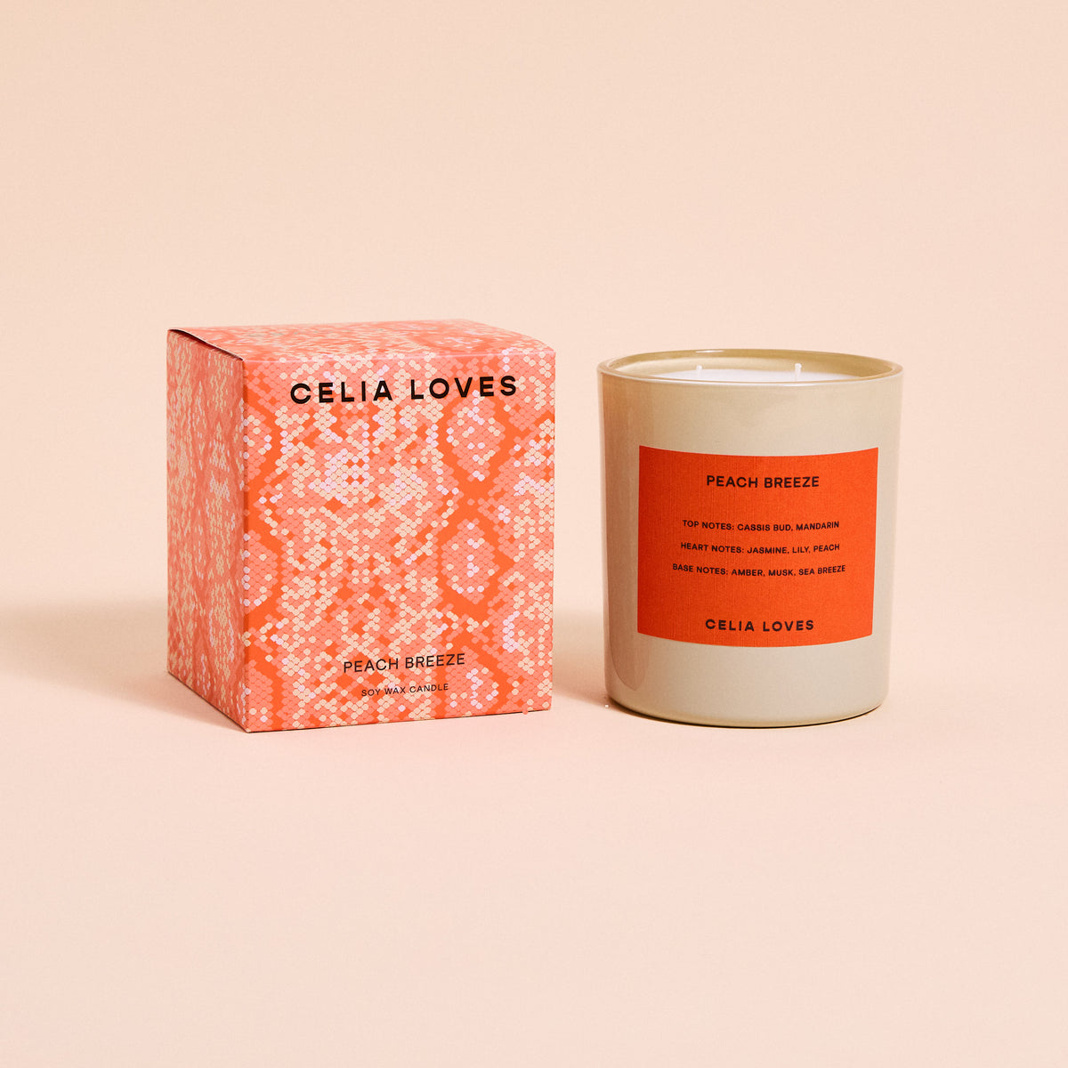 Peach Breeze candle - 395gms