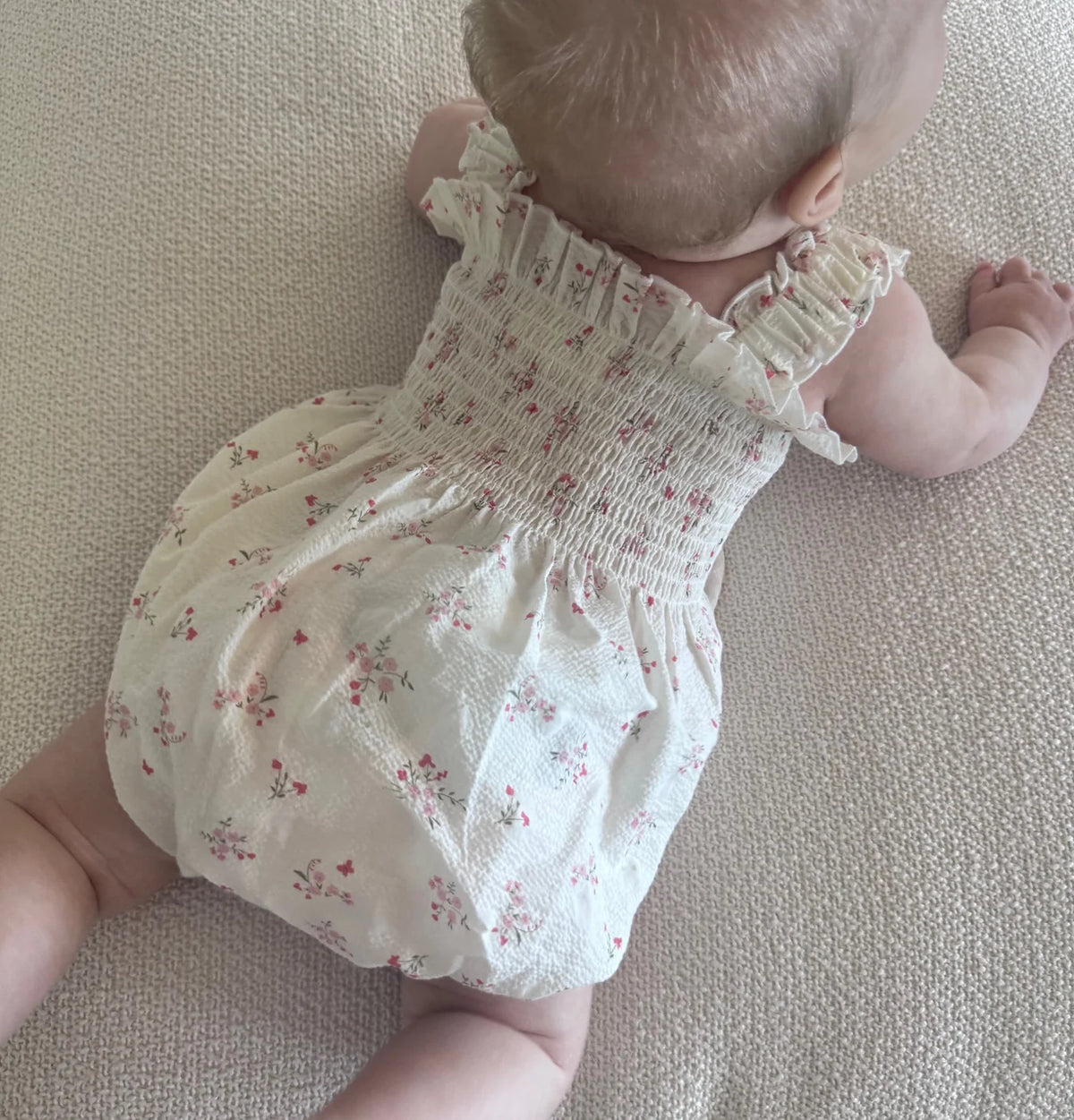 Ruby Romper - White Floral