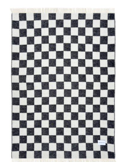 Checkerboard Blanket - Black White