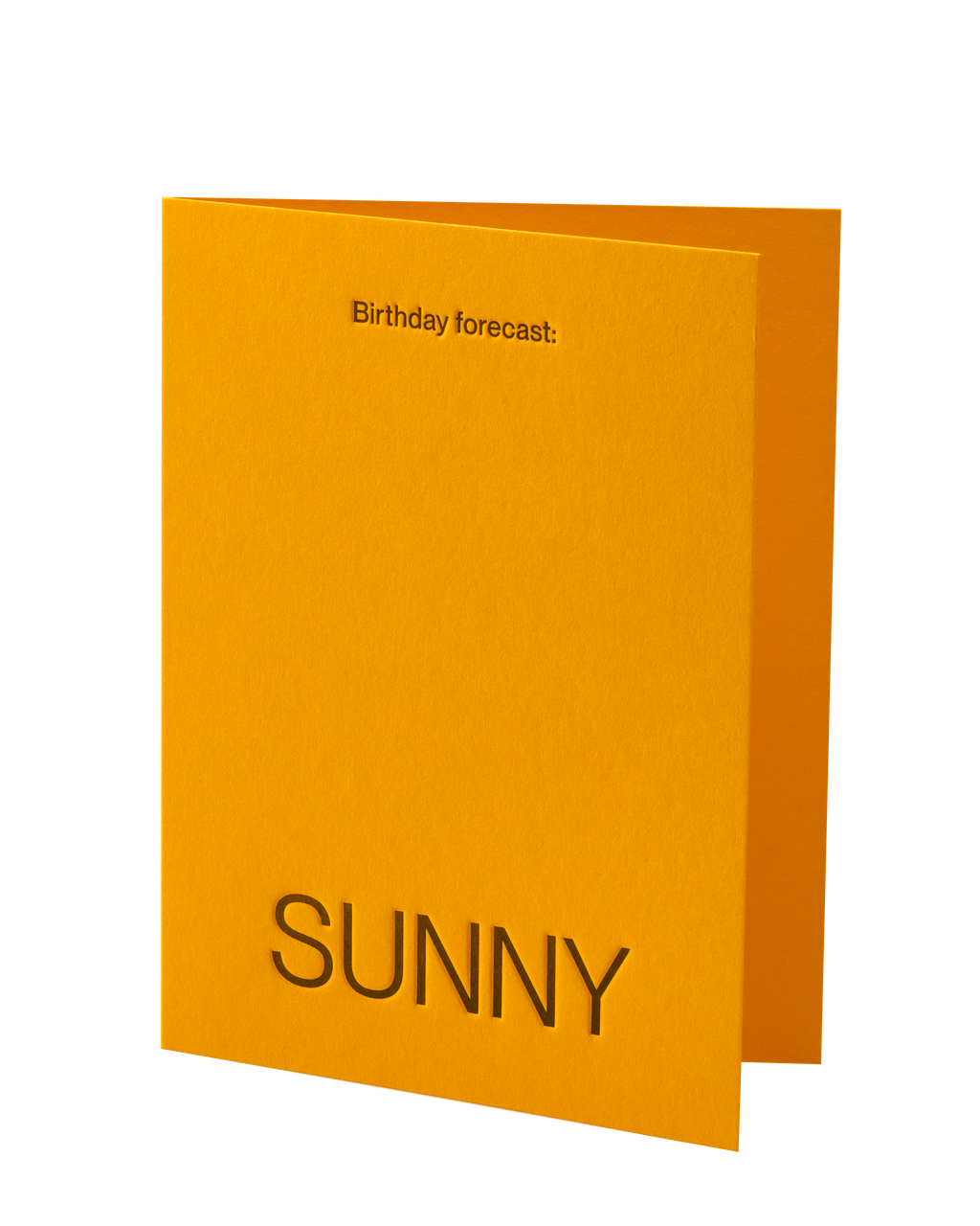 Birthday Forcast: Sunny