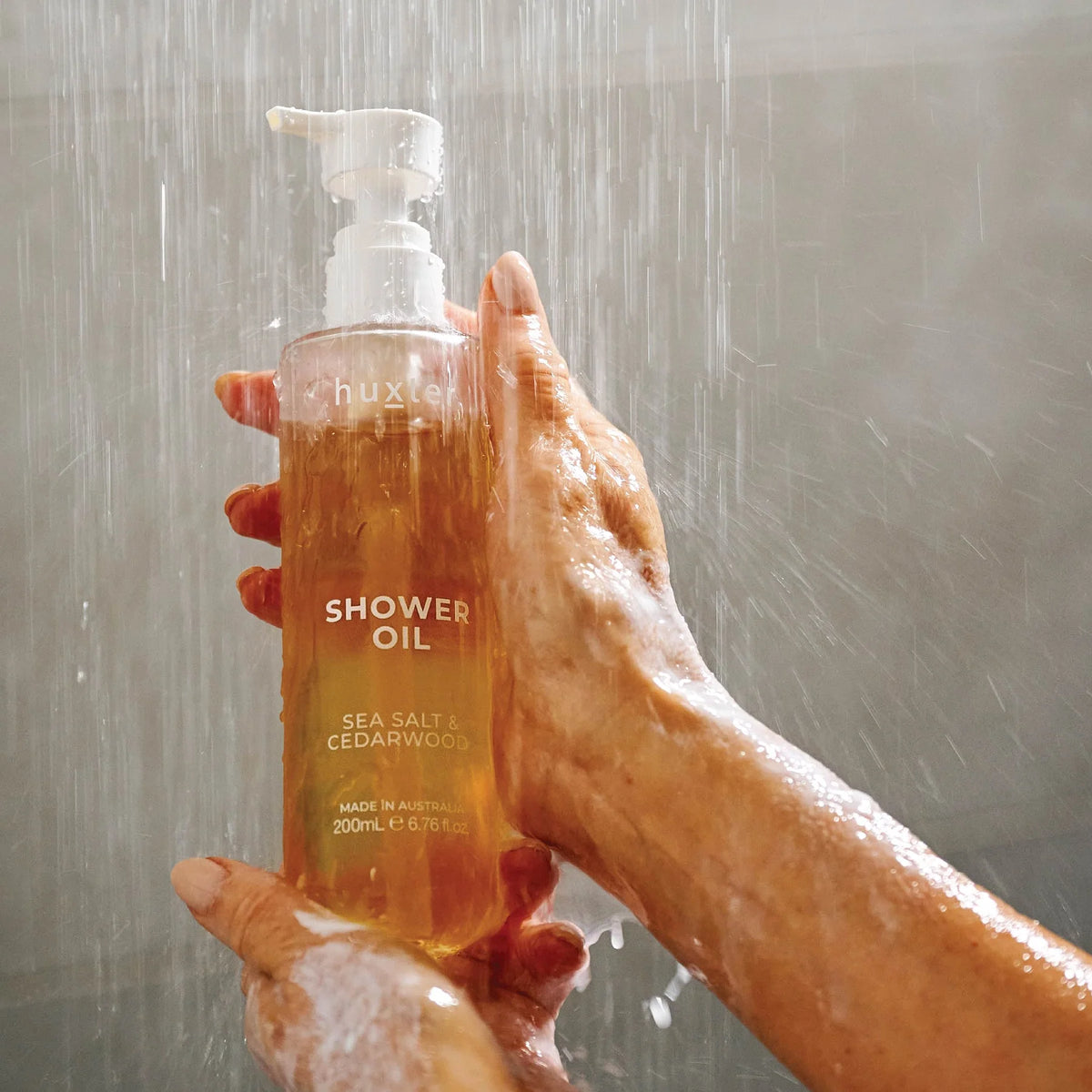 200ml Shower Oil Boxed - Sea Salt & Cedarwood