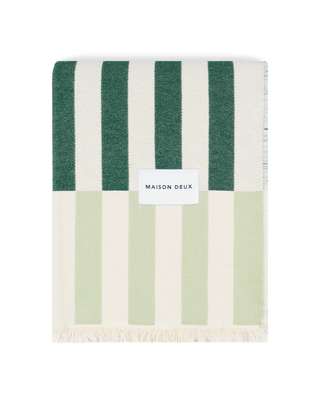 Tiles Blanket - Sage Forest Cotton Blanket