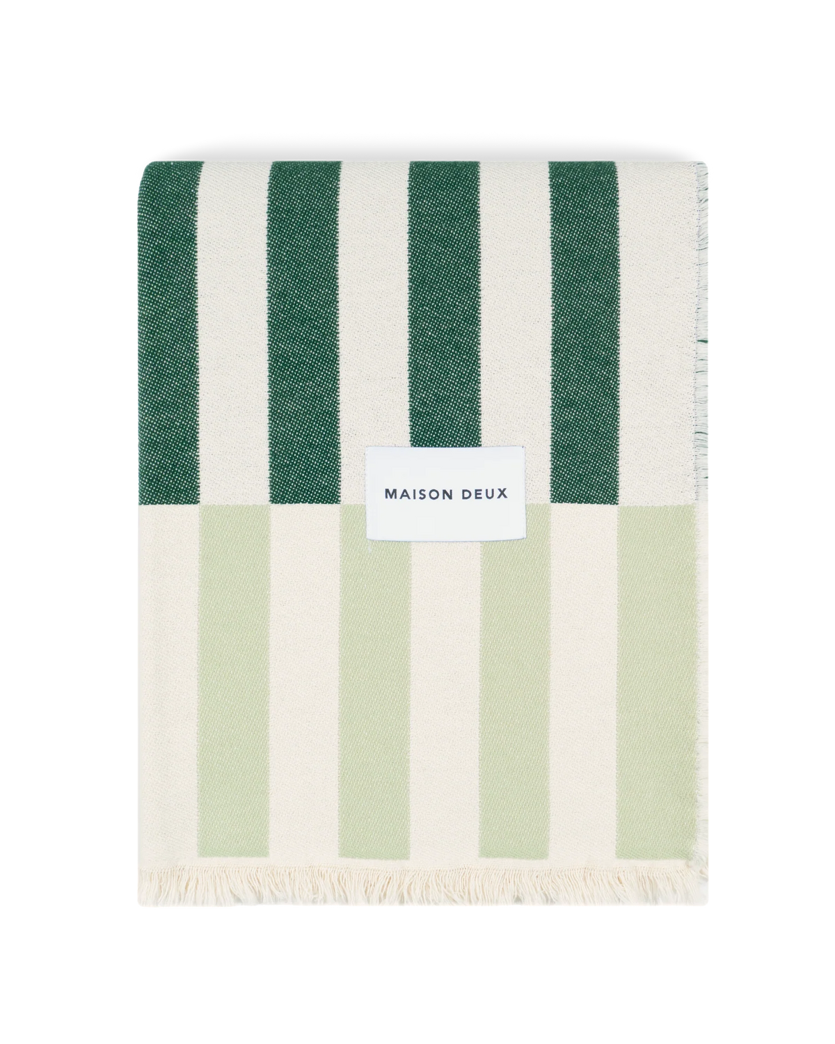 Tiles Blanket - Sage Forest Cotton Blanket