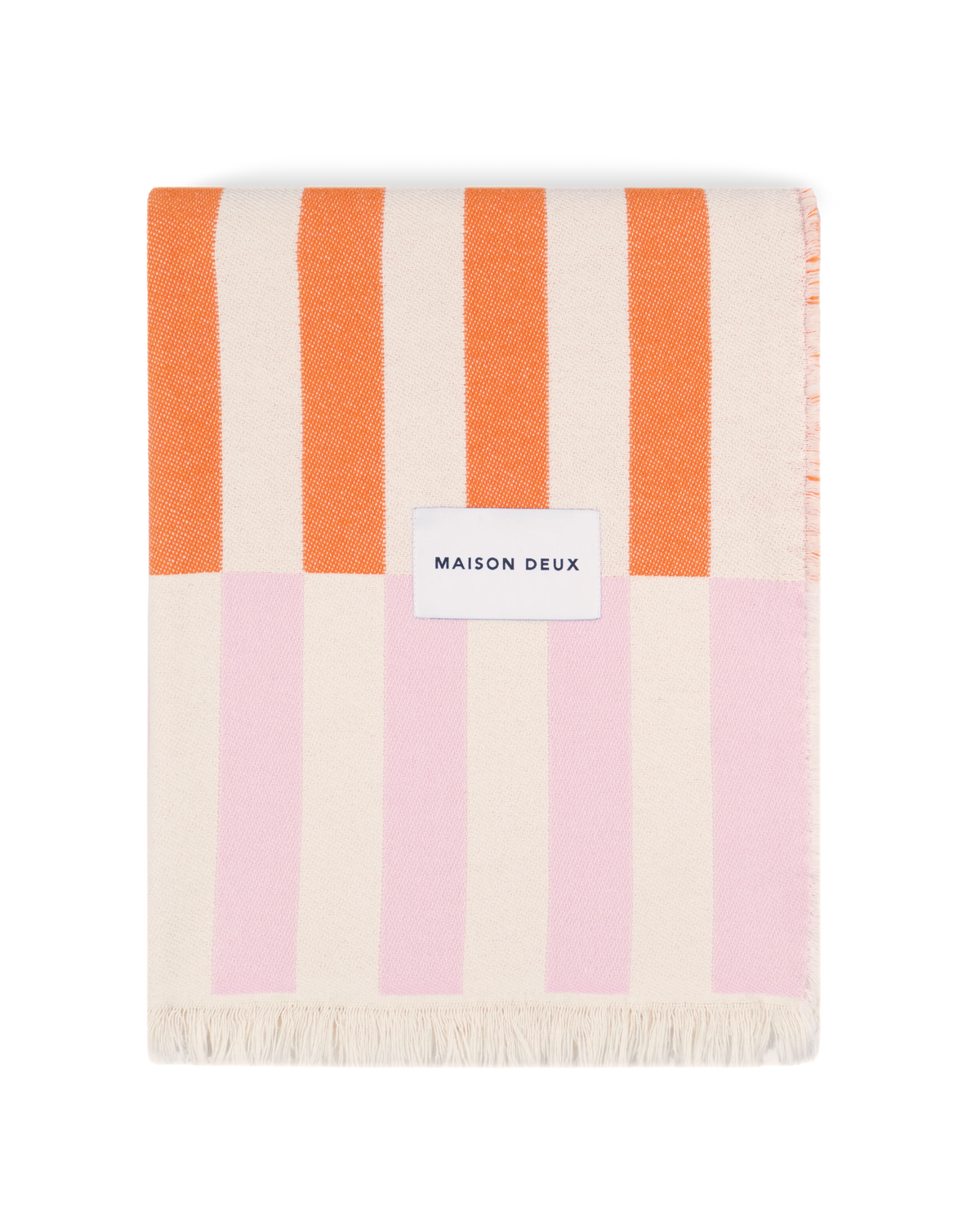 Tiles Blanket - Pink Carrot Cotton Blanket