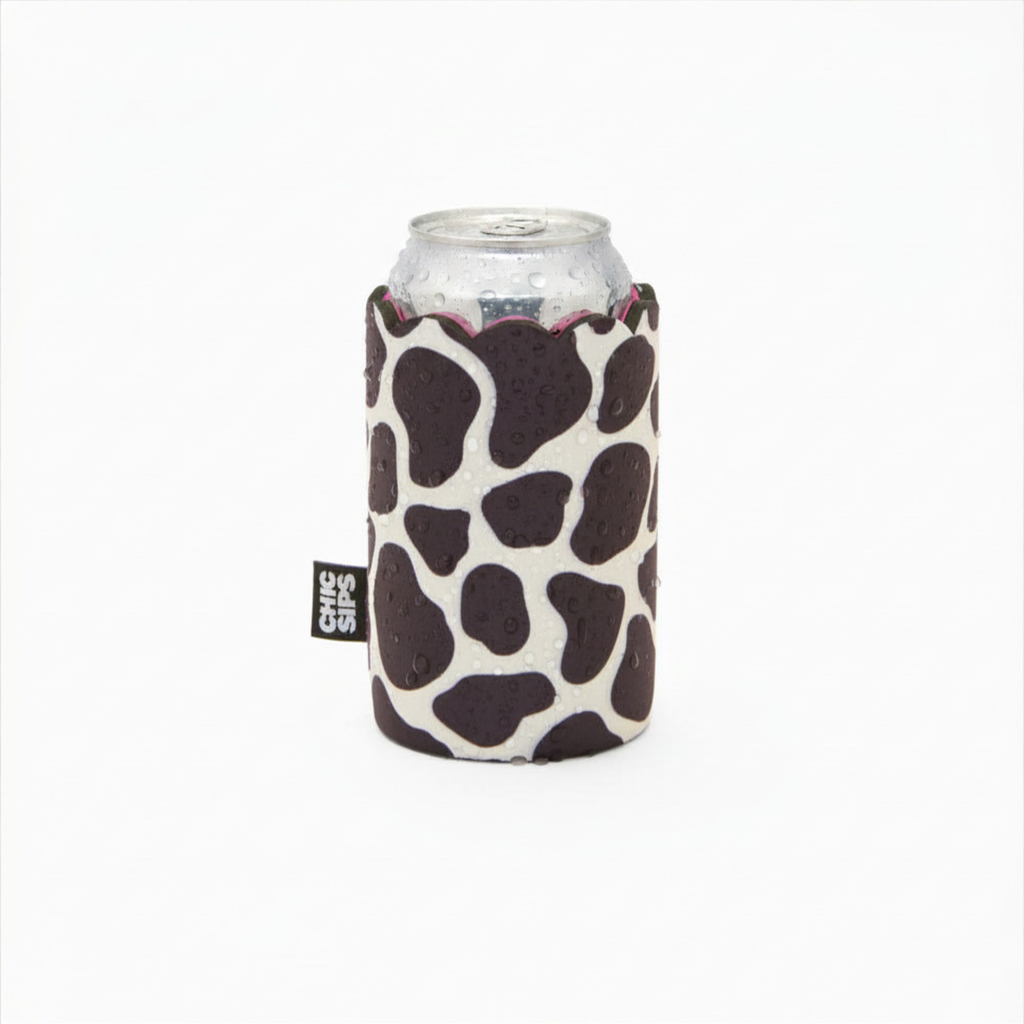 Scalloped Sleeves VELDA | Cow Print