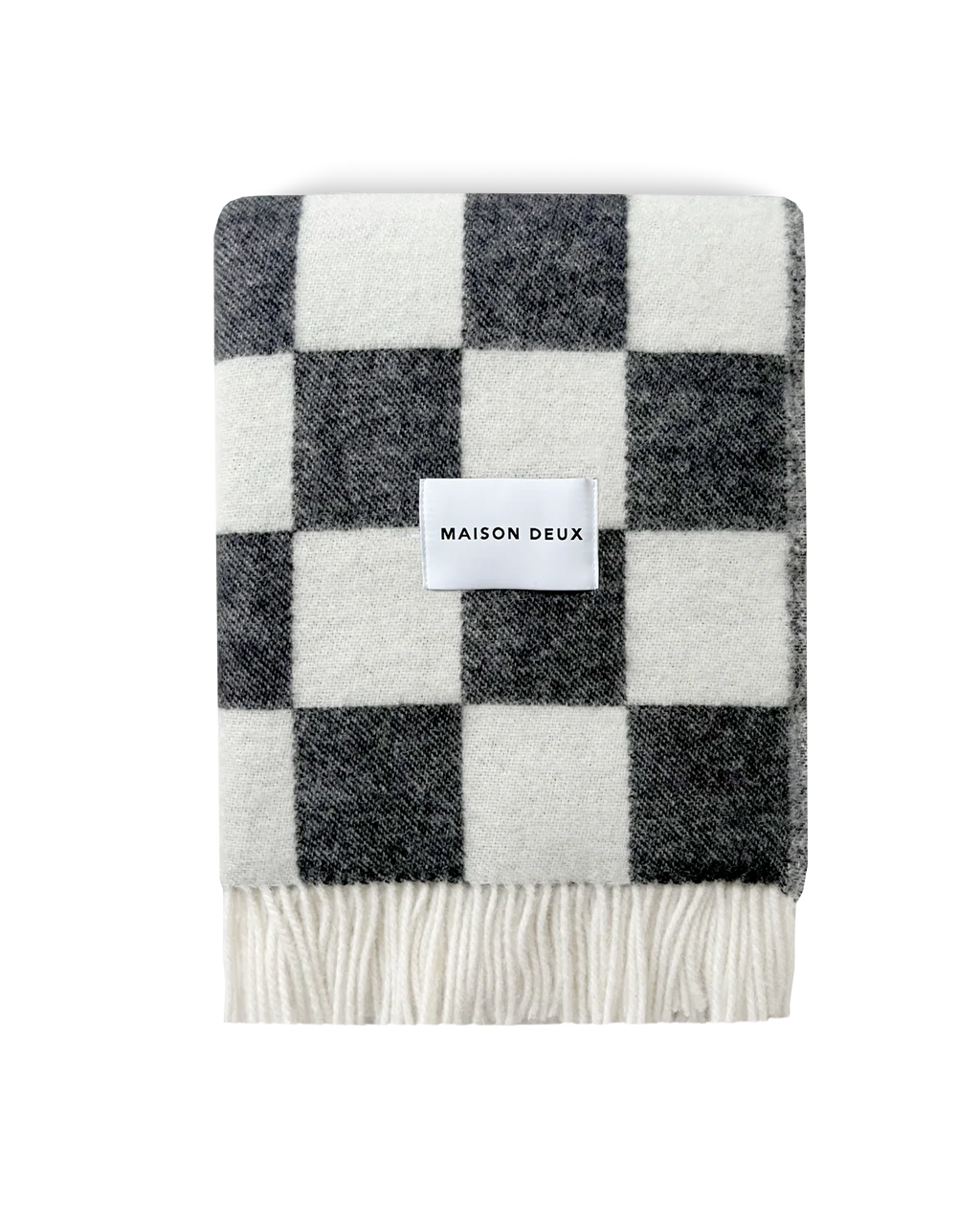 Checkerboard Blanket - Black White