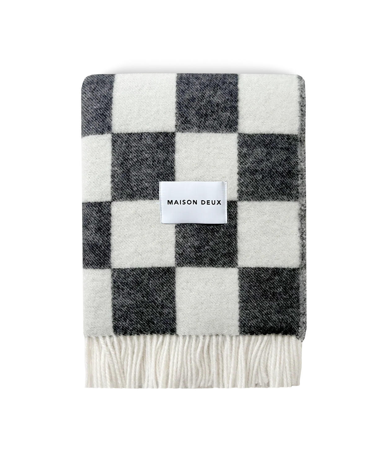 Checkerboard Blanket - Black White
