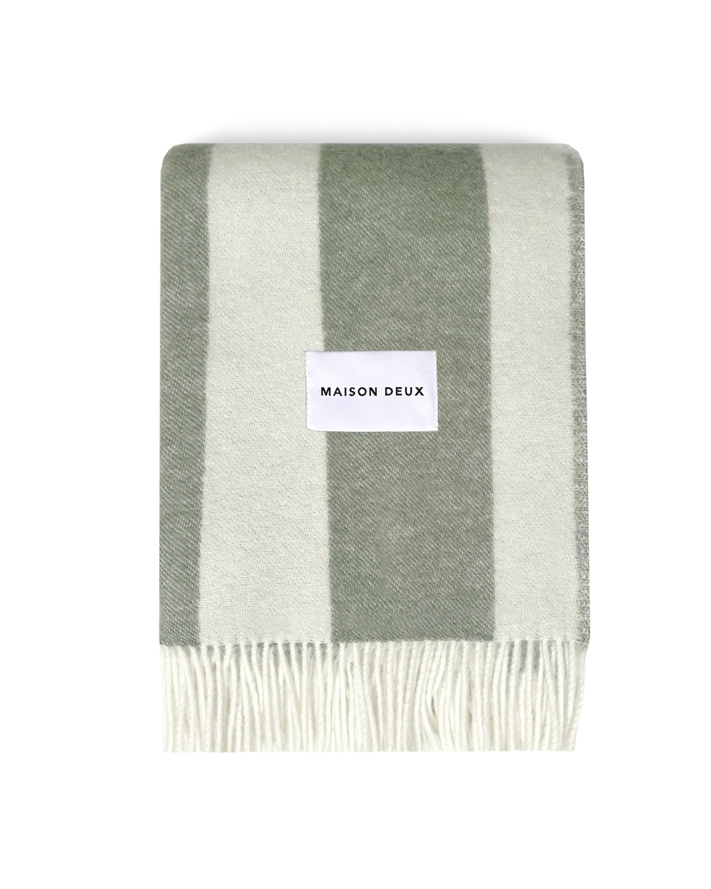 Rough Stripe Blanket - Agave