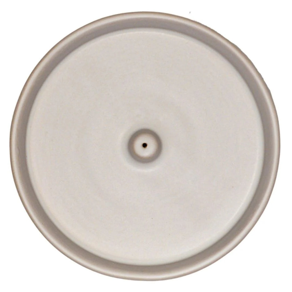 Ceramic incense holder - White
