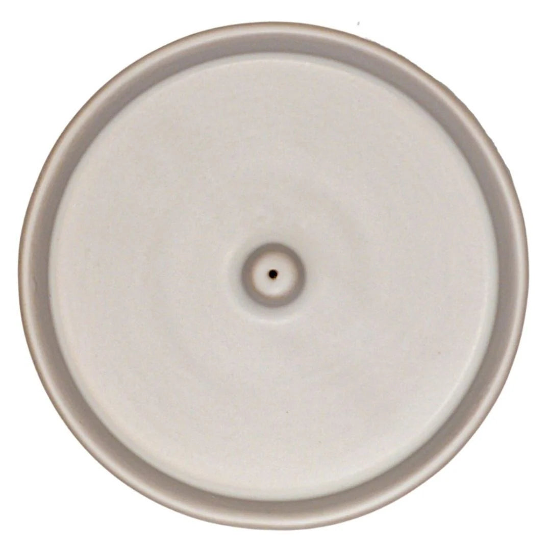 Ceramic incense holder - White